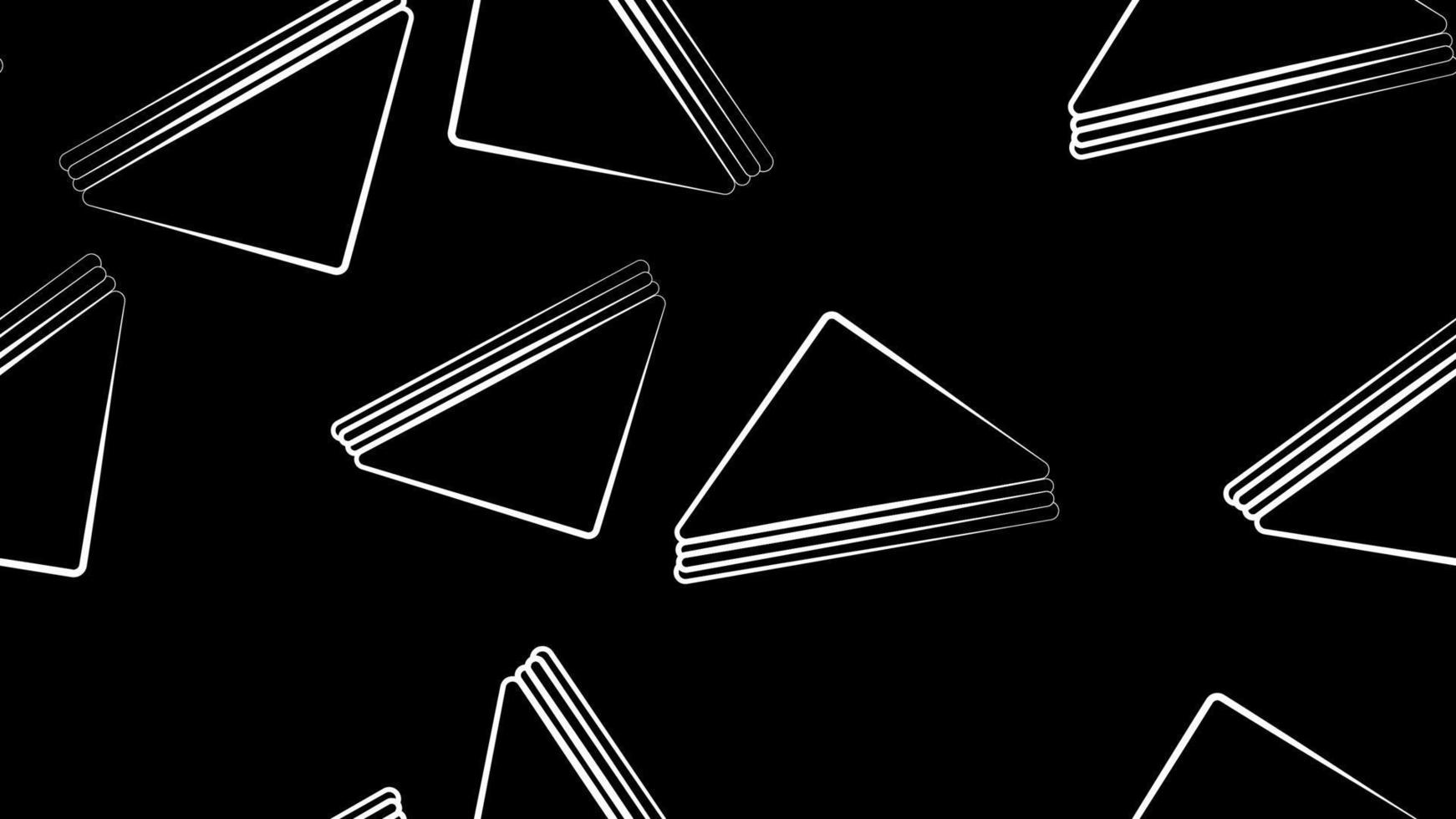 Sándwich de pan blanco con relleno, sobre fondo negro, ilustración vectorial, patrón. decoración para una cafetería, restaurante, comida rápida. papel tapiz al estilo de dibujo de tiza en blanco y negro en una pizarra vector