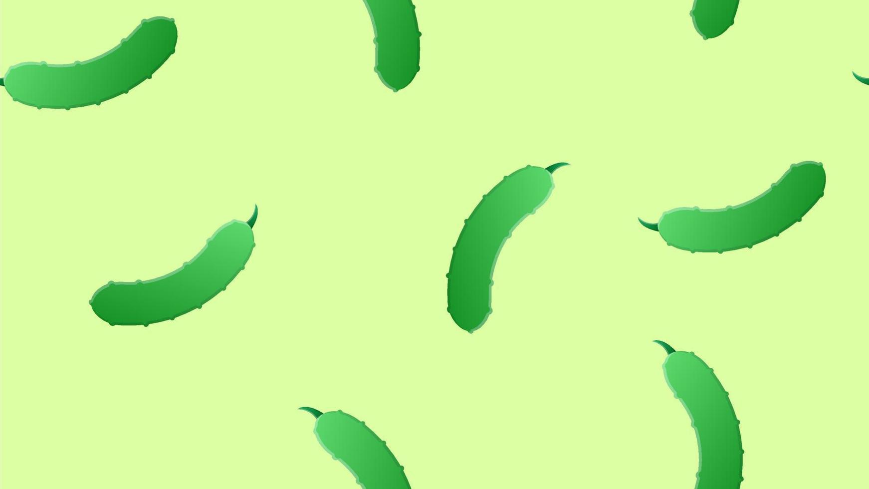 patrón sin fisuras de pepino. fondo sin fin, textura. Ilustración de vector de telón de fondo vegetal