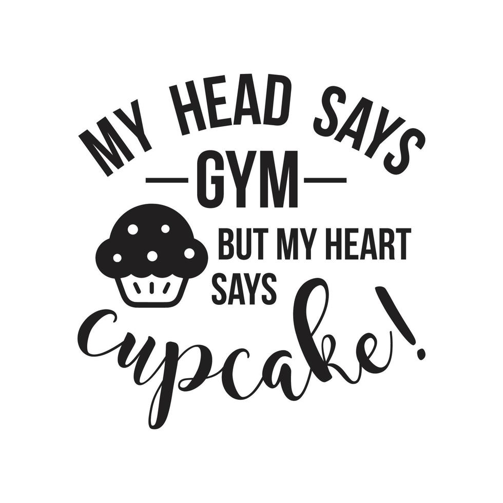 Heart Says cupcakes vector