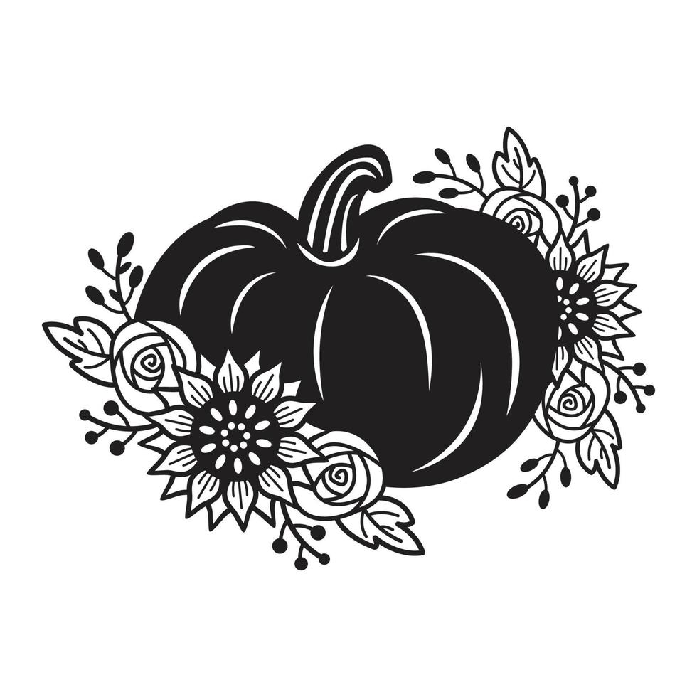 diseño de vector de calabaza