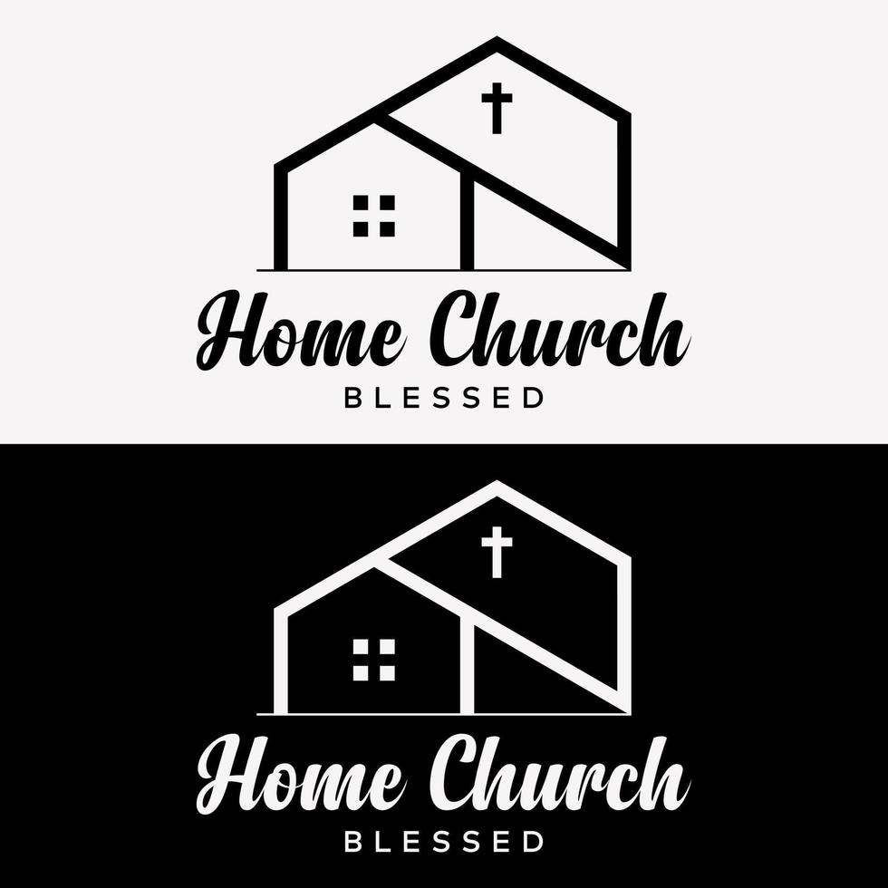Set Home And Church Architecture Construction Building Logo Design Vector