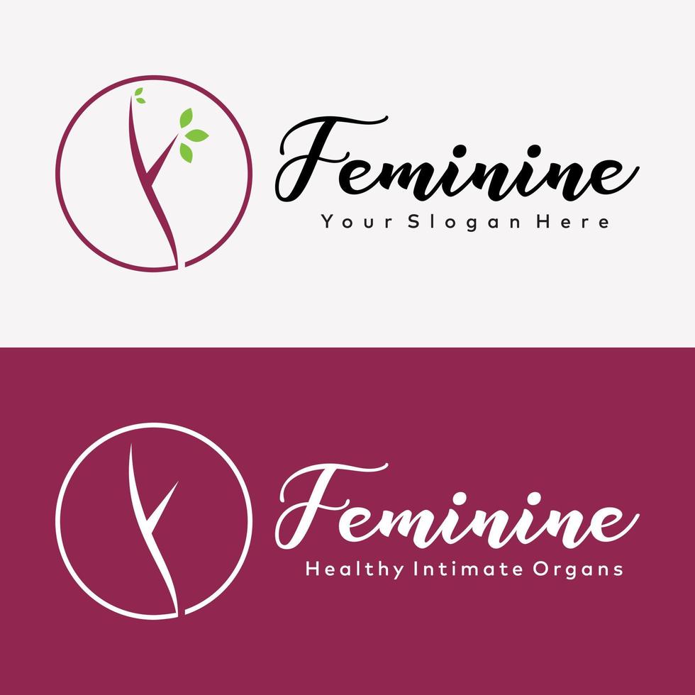 establecer letra f estilo monograma forma femenina belleza marca identidad logotipo diseño vector