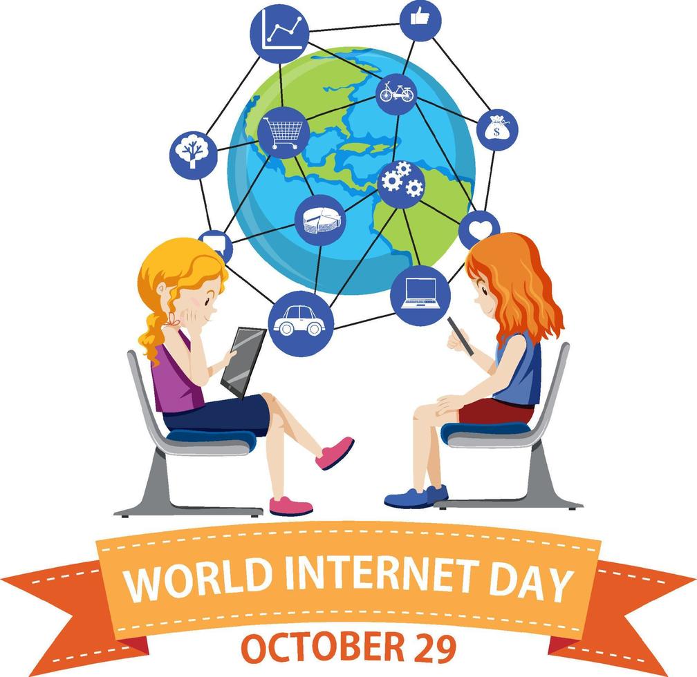 World Internet Day Banner Design vector