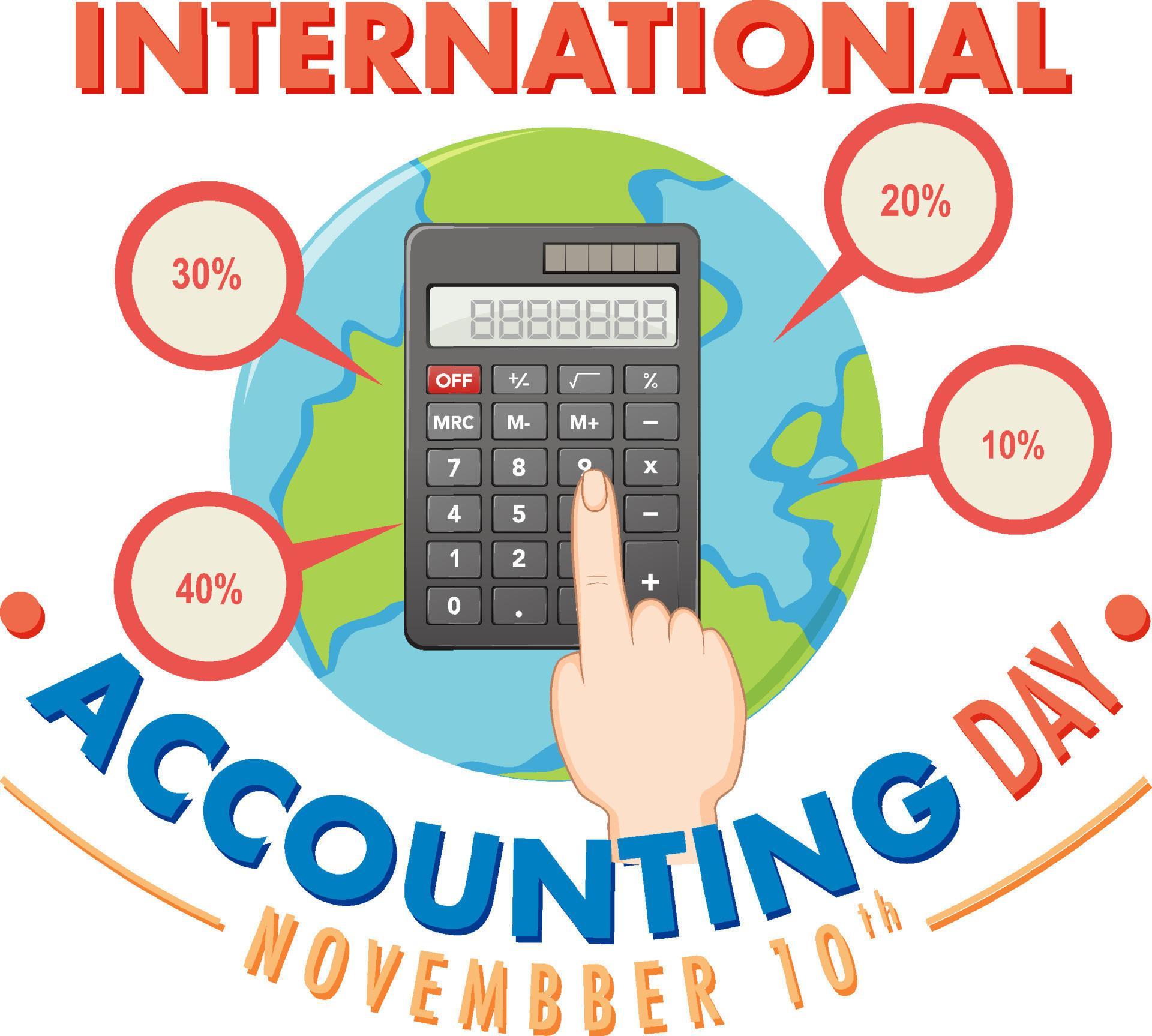International Accounting Day Poster Design 14008095 Vector Art at Vecteezy