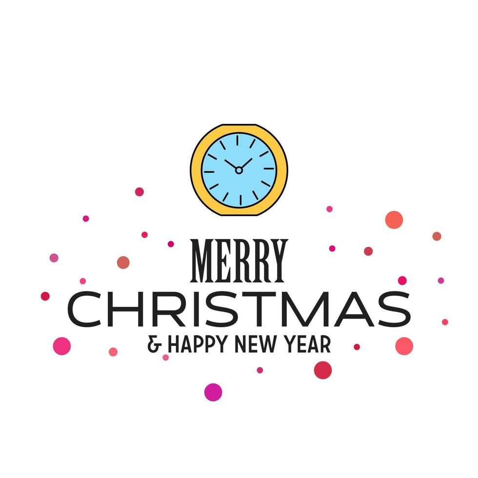 Merry Christmas and Happy New Year 2019 Dotted Background vector