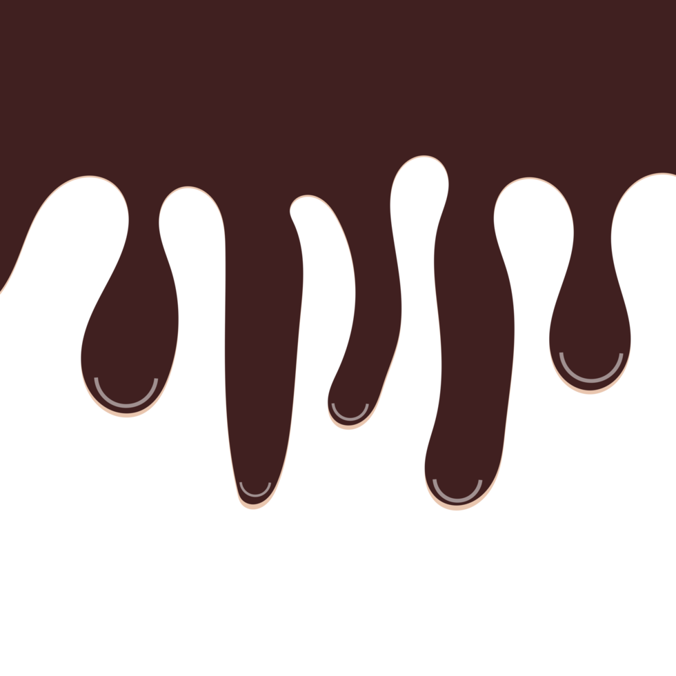 ícone de gotejamento de chocolate png