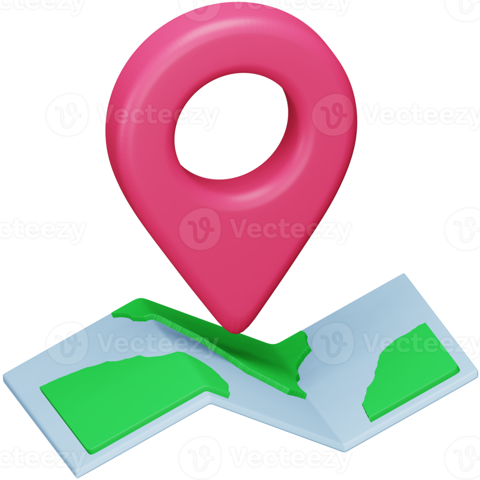 Location 3d rendering isometric icon. png