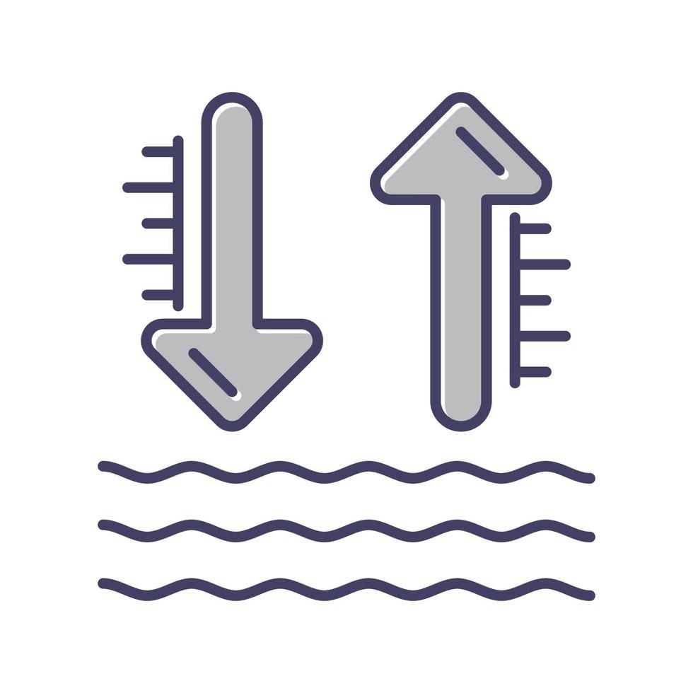 High Tide Vector Icon