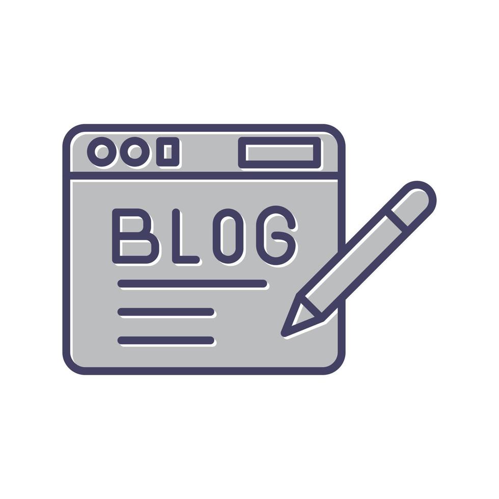 Blog Vector Icon