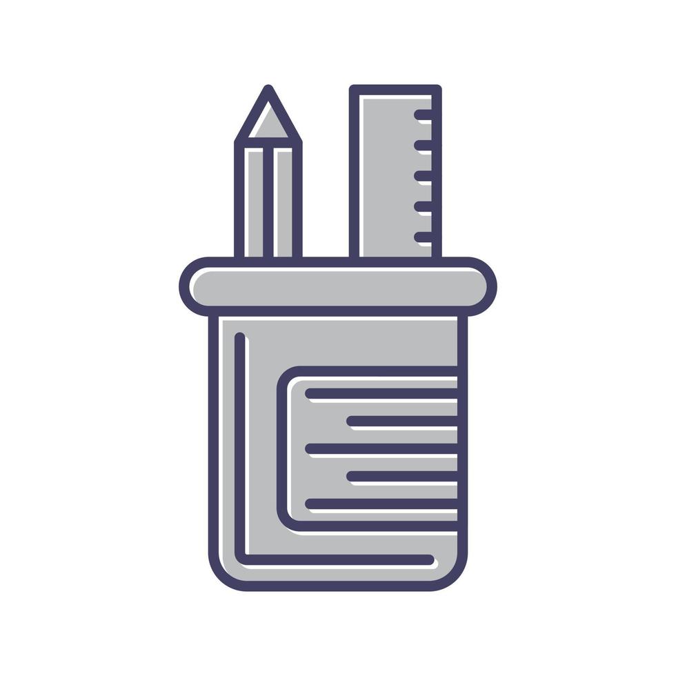 Pencil Stand Vector Icon