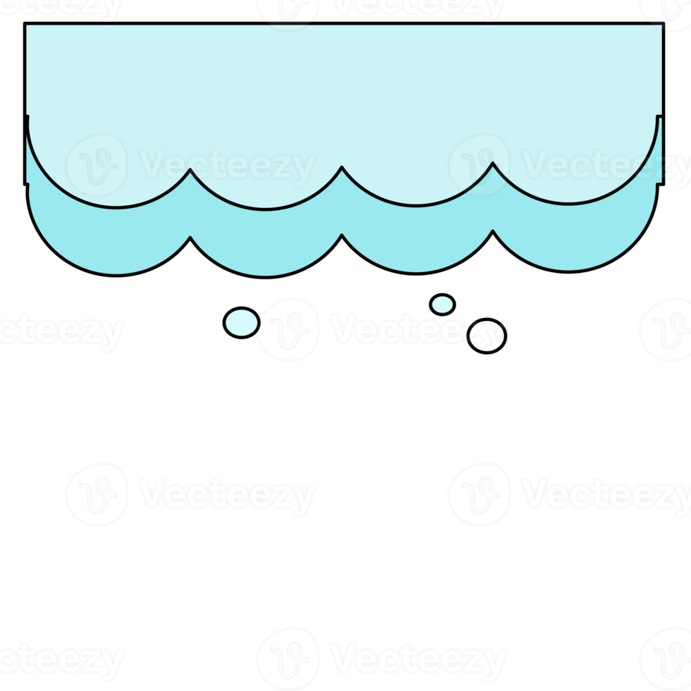 Cute cloudy simple illustration for kids drawing png