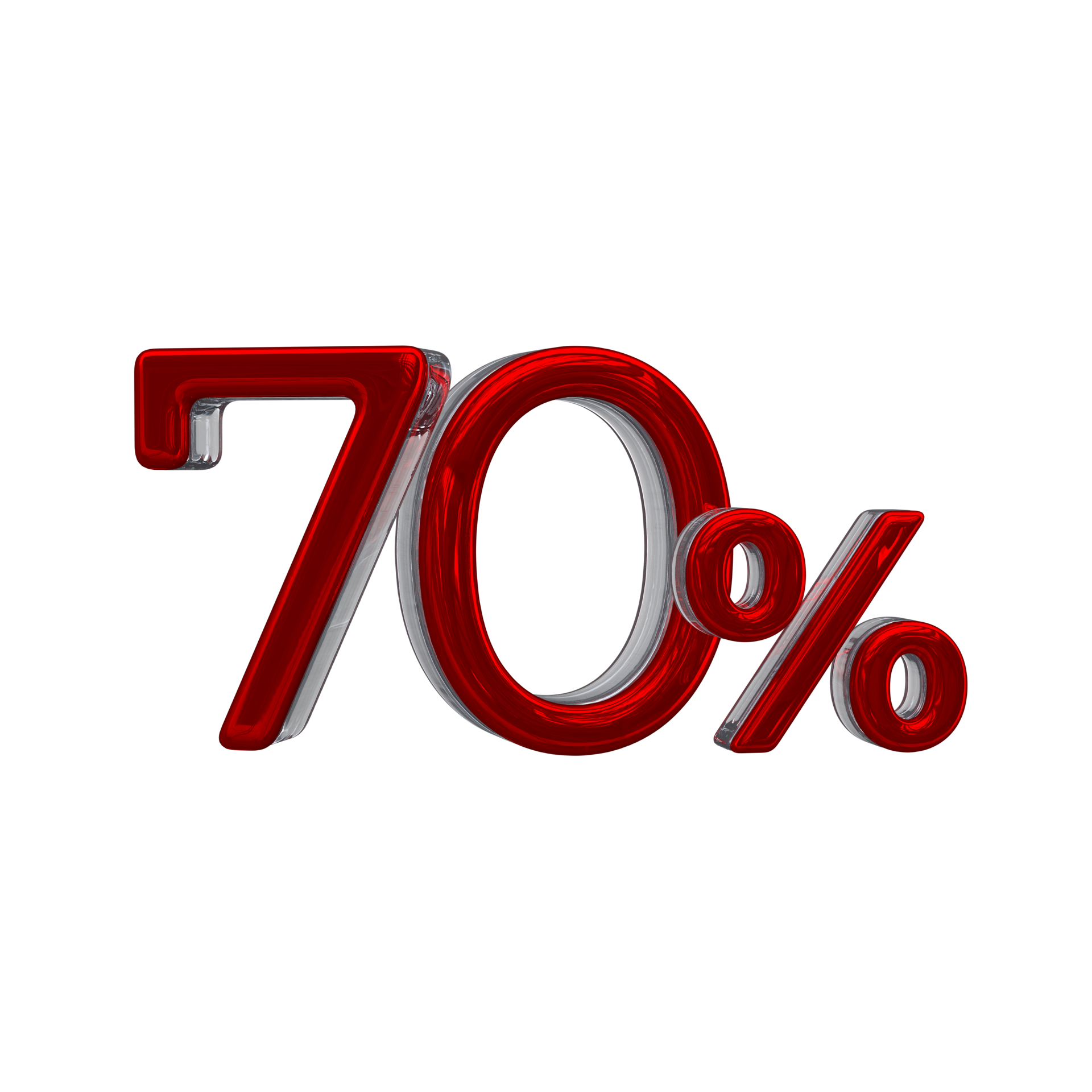 70-percent-3d-number-with-red-color-14012232-png