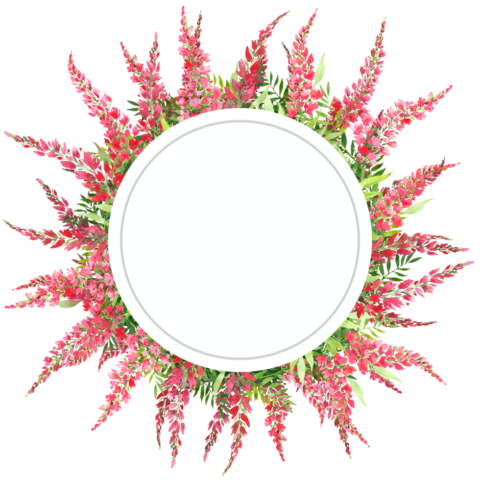 moldura dourada com flores tropicais e folhas. ilustração em aquarela para convites, cartões de férias. png