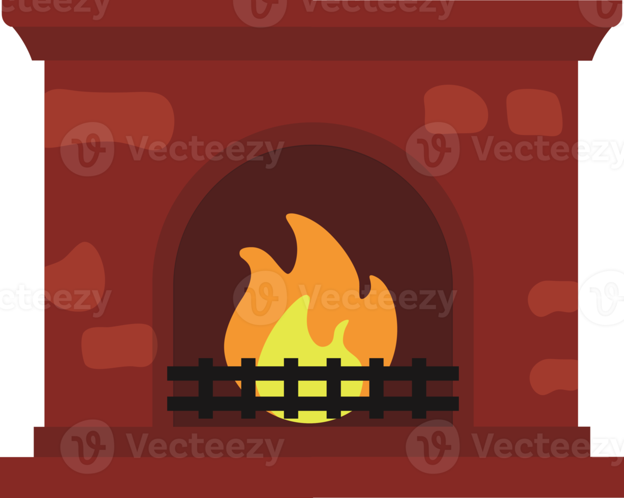 Fire Stove Winter PNG Illustration