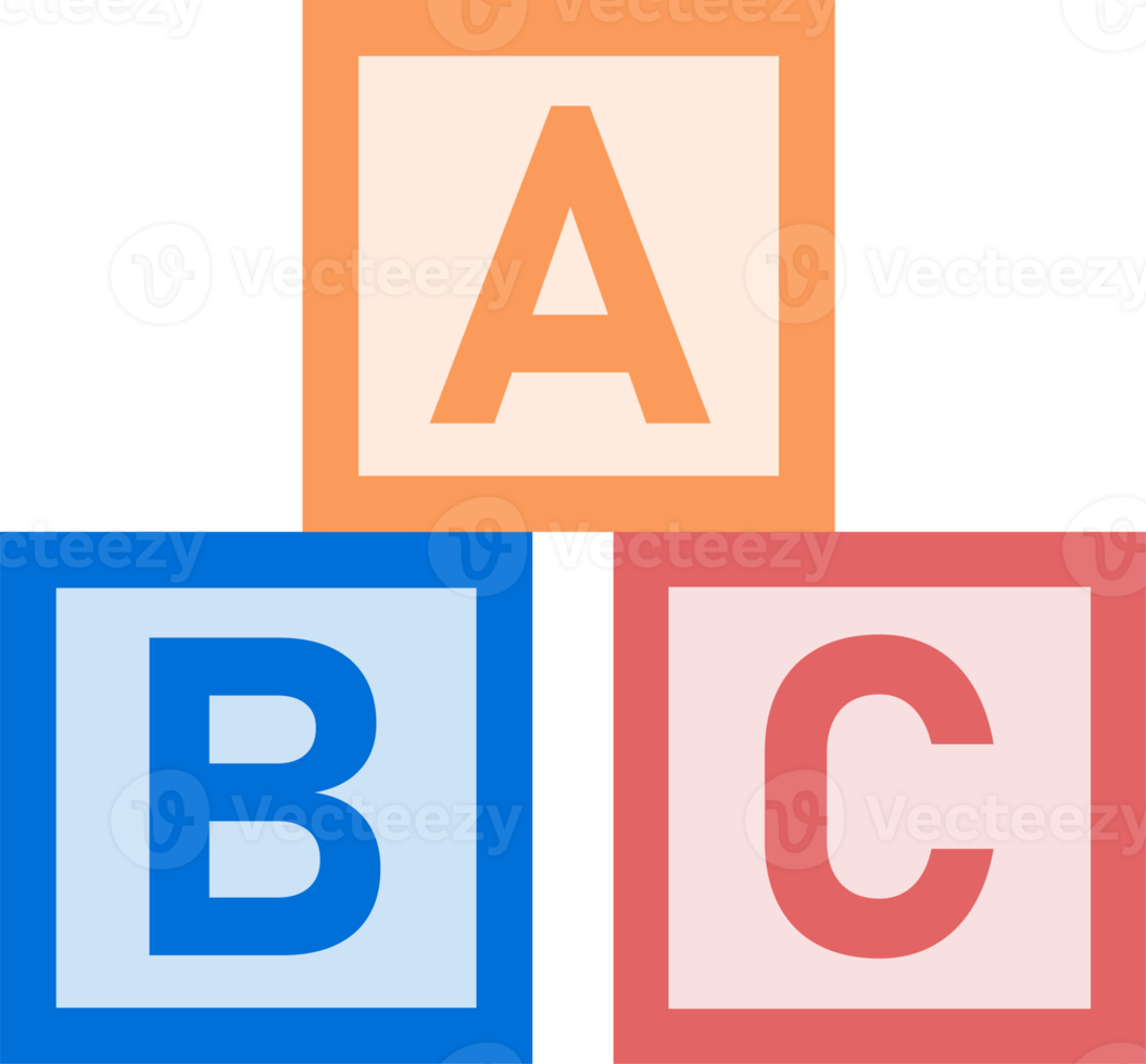 Kid Toys Alphabet Block PNG Illustration