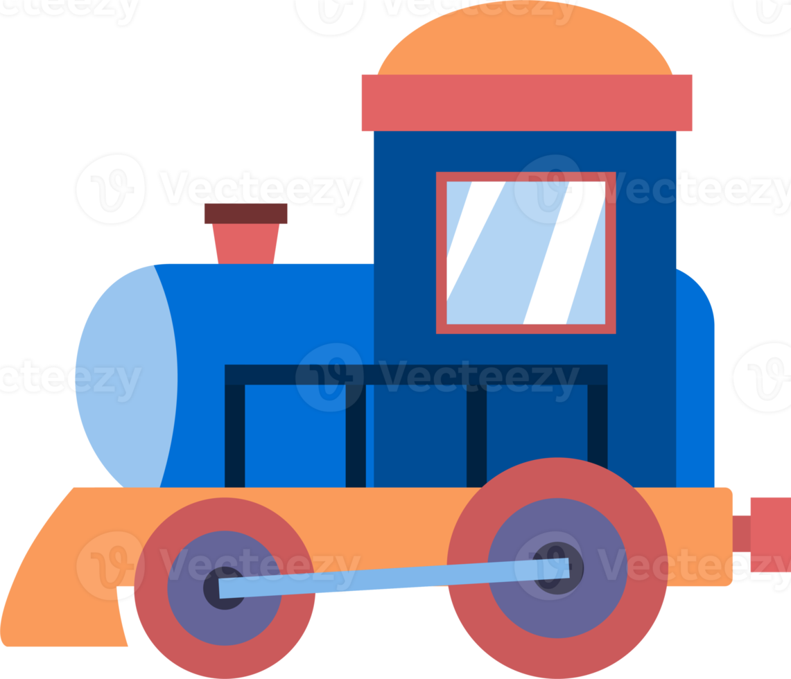 Kid Toys Train PNG Illustration