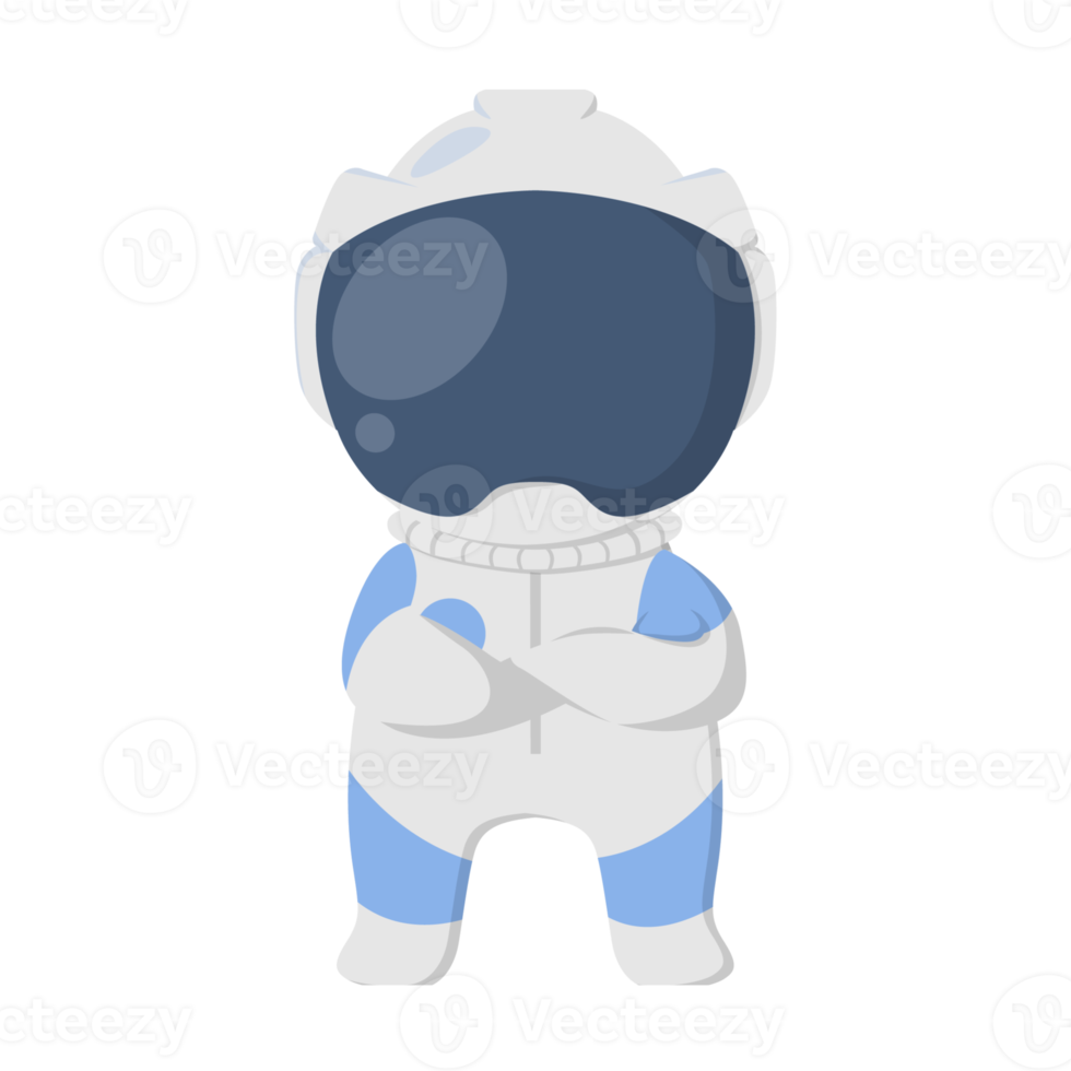 Astronaut in Arms PNG Illustration
