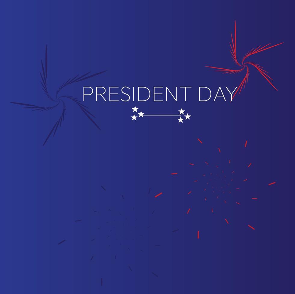 Background Presidents Day in USA Background. Can Be Used as Banner or Poster. vector
