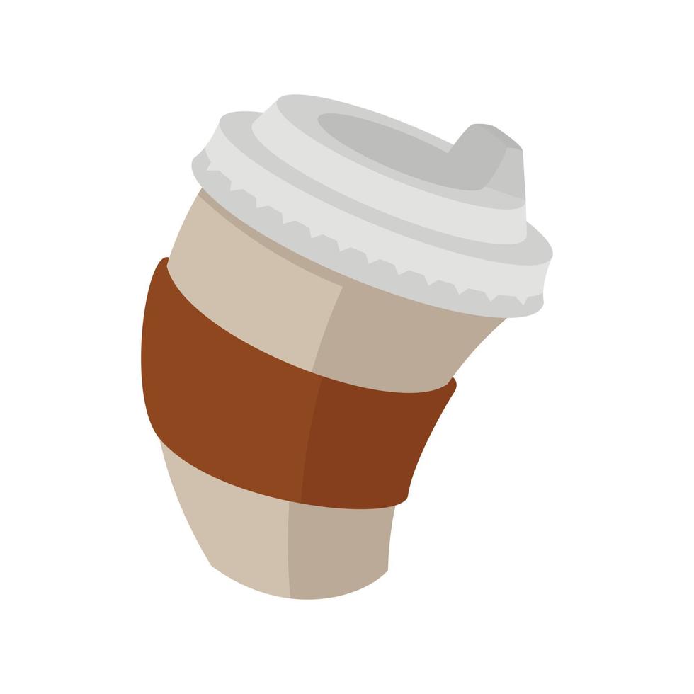 Paper coffee cup vector