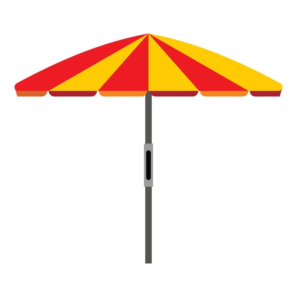 Beach umbrella icon vector