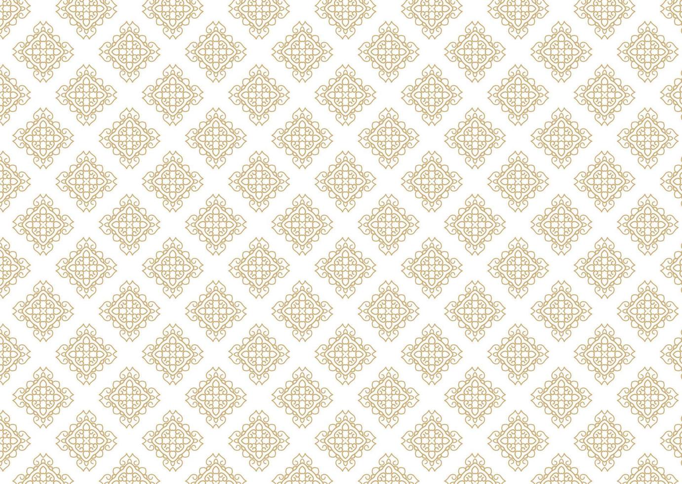 Ornamental doodle mandala seamless pattern background vector template, Seamless pattern with paisley, mandala, and floral motif for wallpaper