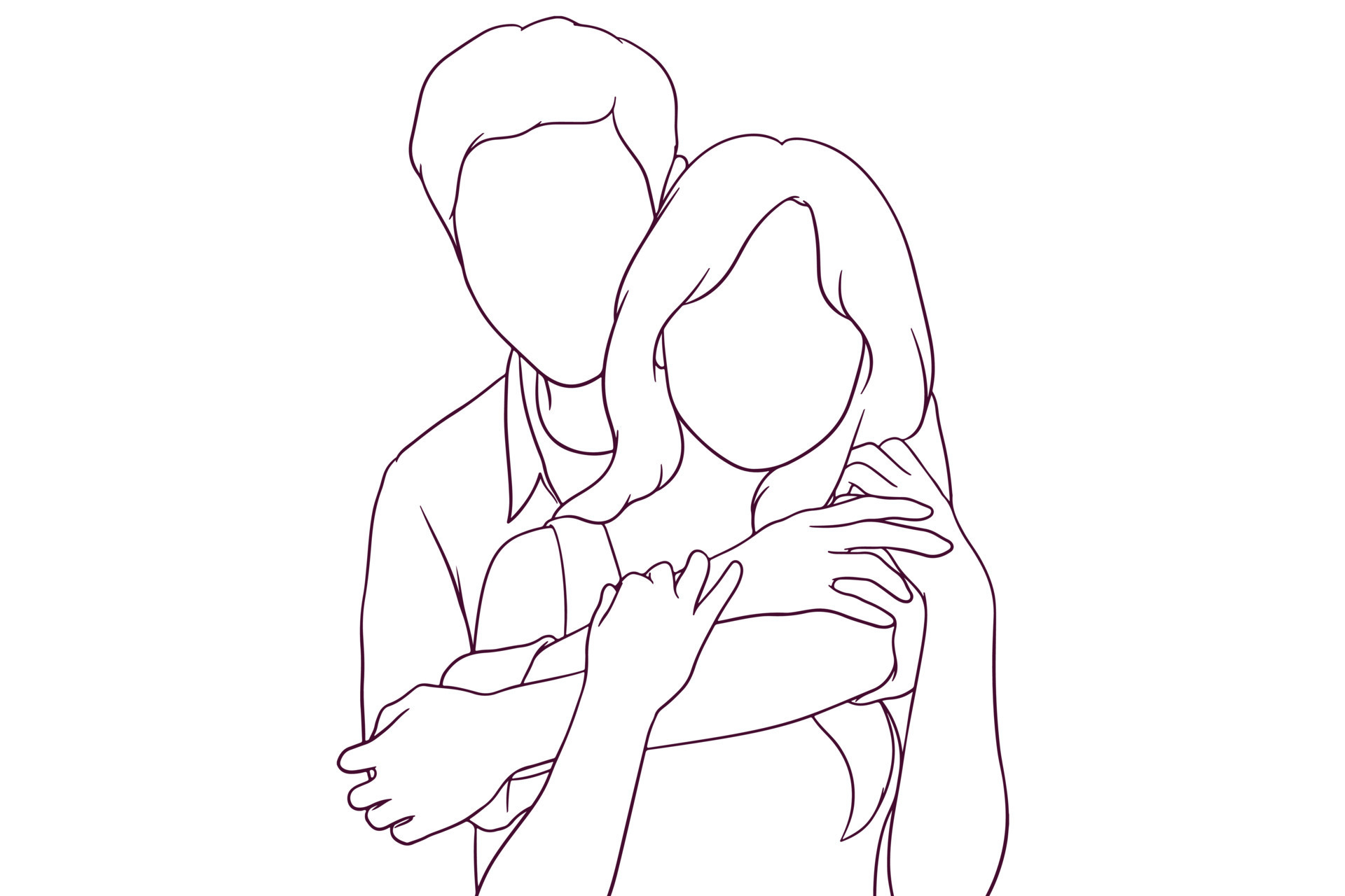 Free Cute Couple Cartoon Hugging, Download Free Cute Couple Cartoon Hugging  png images, Free ClipArts on Clipart Library