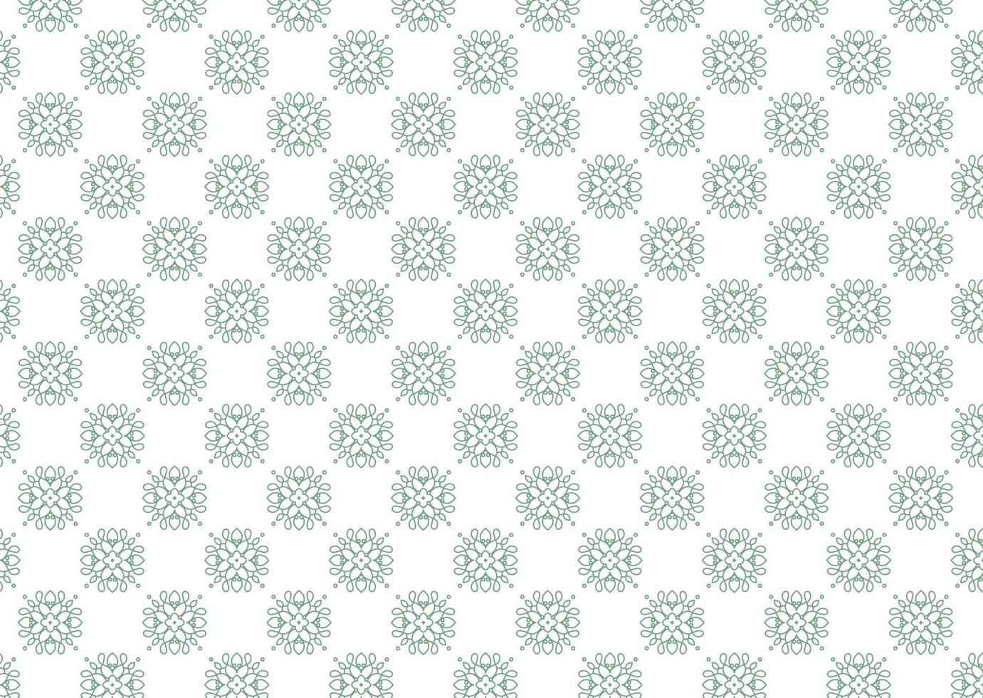 Ornamental doodle mandala seamless pattern background vector template, Seamless pattern with paisley, mandala, and floral motif for wallpaper