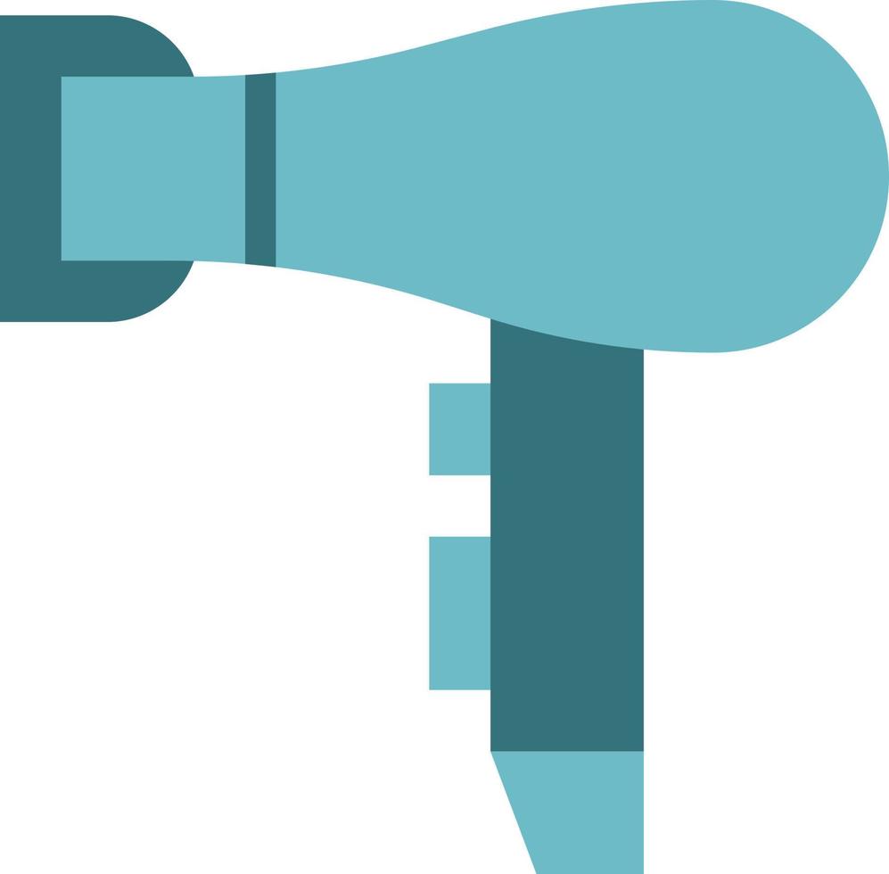 hair dryer electronics hotel spa - flat icon vector