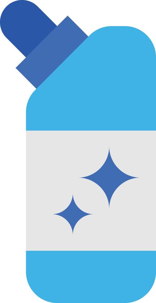 bleach cleaning chemical - flat icon vector