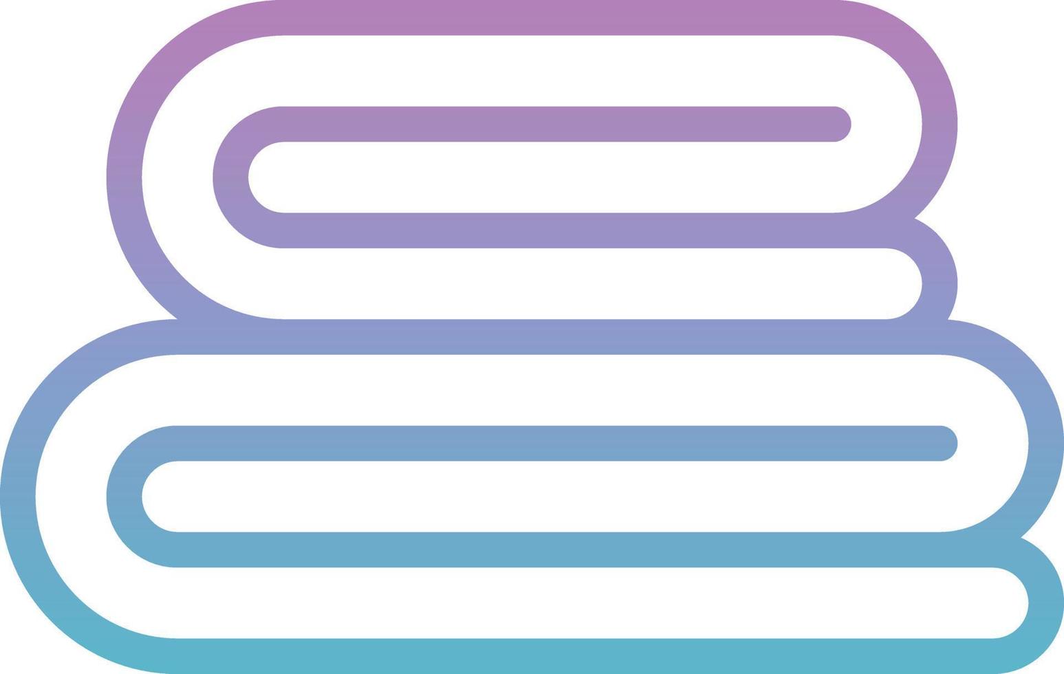 towel hotel service - gradient icon vector
