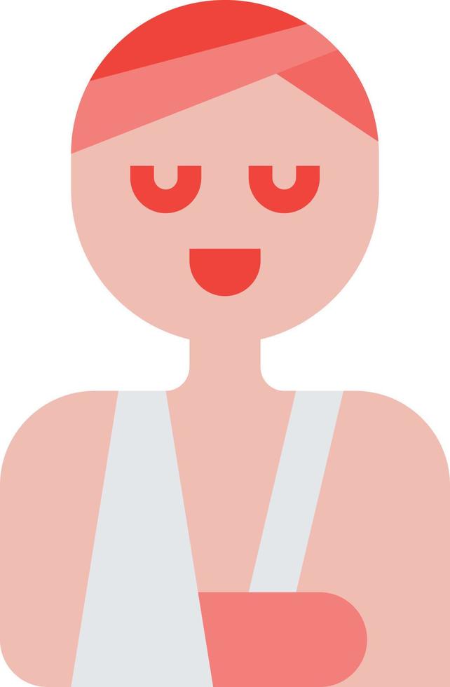 patient avatar healthcare medical - flat icon vector