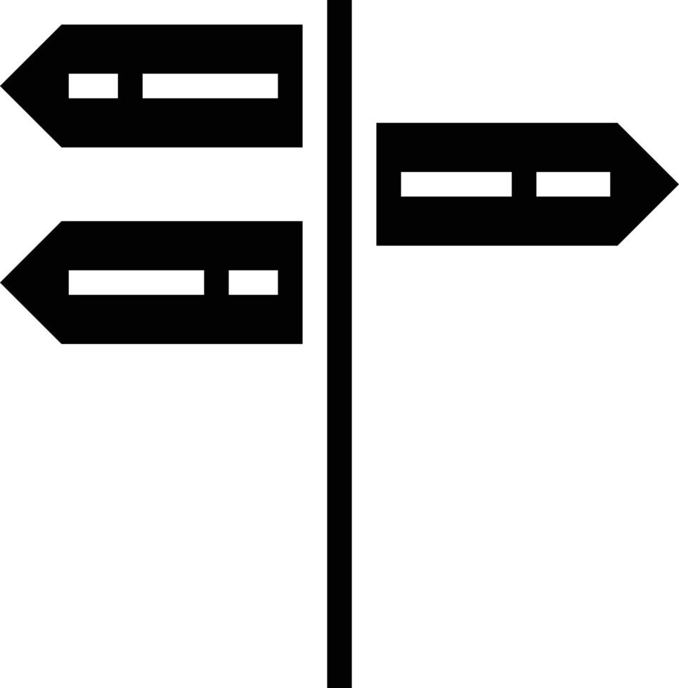 guild guild post sign forma de elección - icono sólido vector