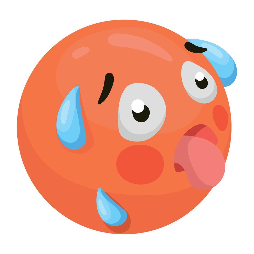 angry emoji 3d style vector