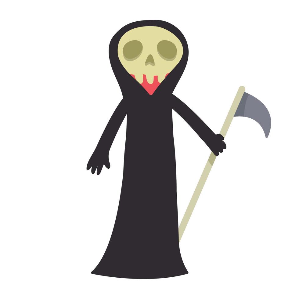 person with reaper costume vector