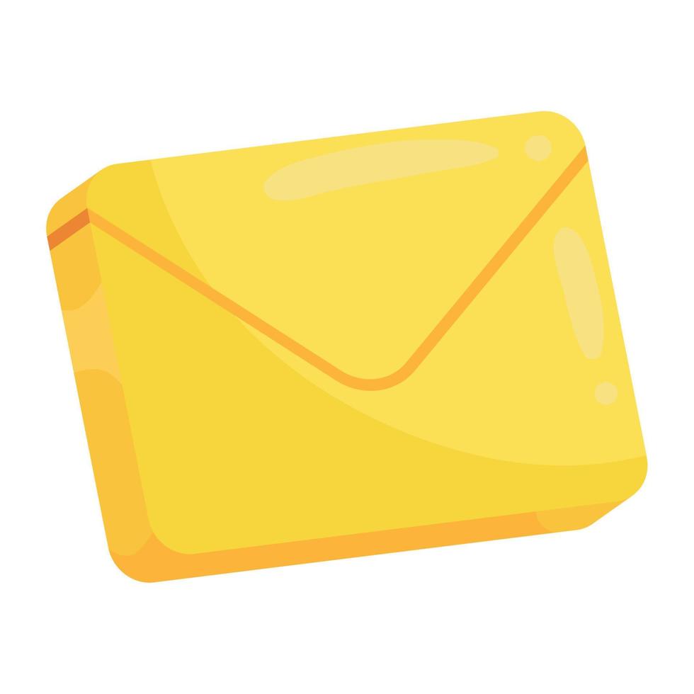envelope mail 3d style vector
