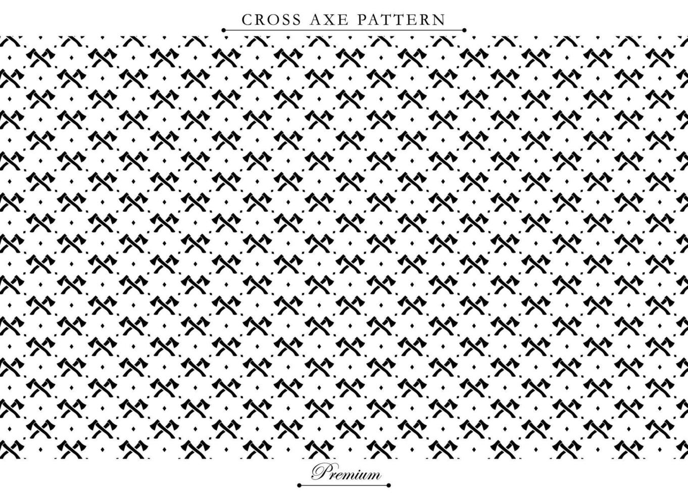 Cross of medieval axe pattern white bakcground. Fit for background, banner, flyer, ppt template background, advertising, apparel, bandana, fabrique, texture. Vector eps 10.