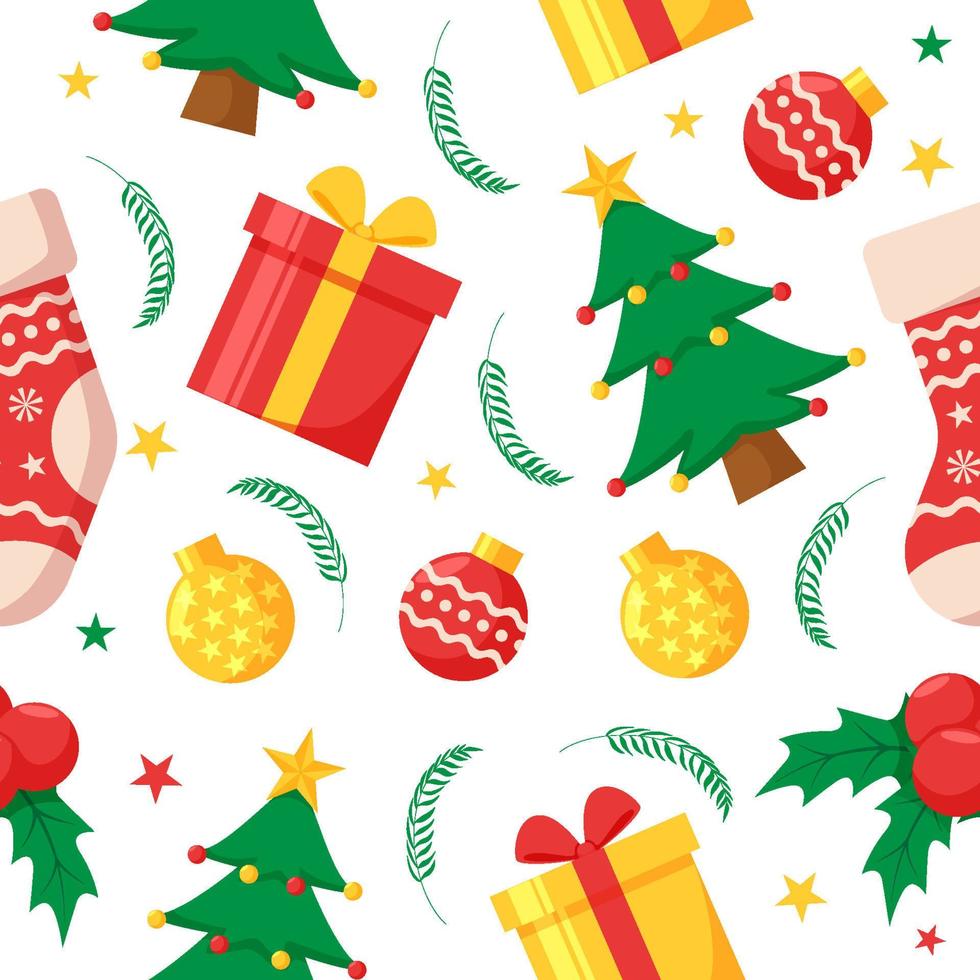 Christmas Seamless Pattern vector