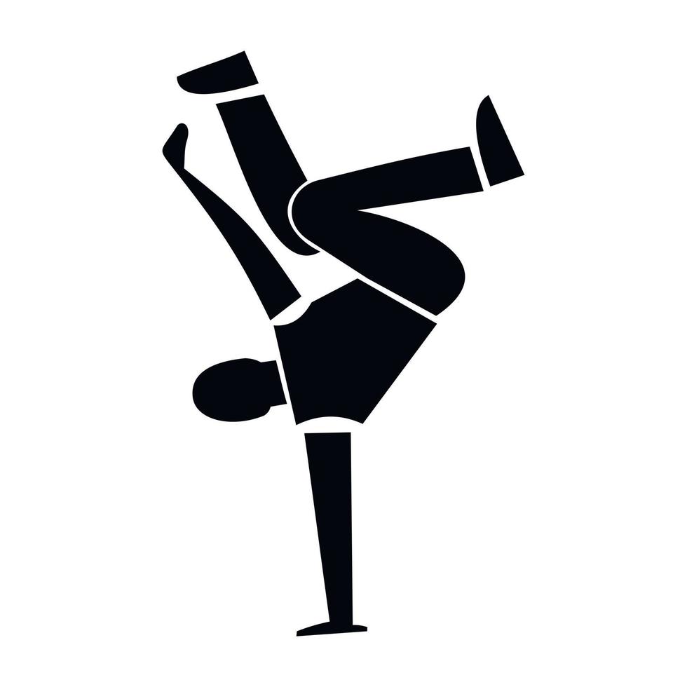 New dance simple icon vector