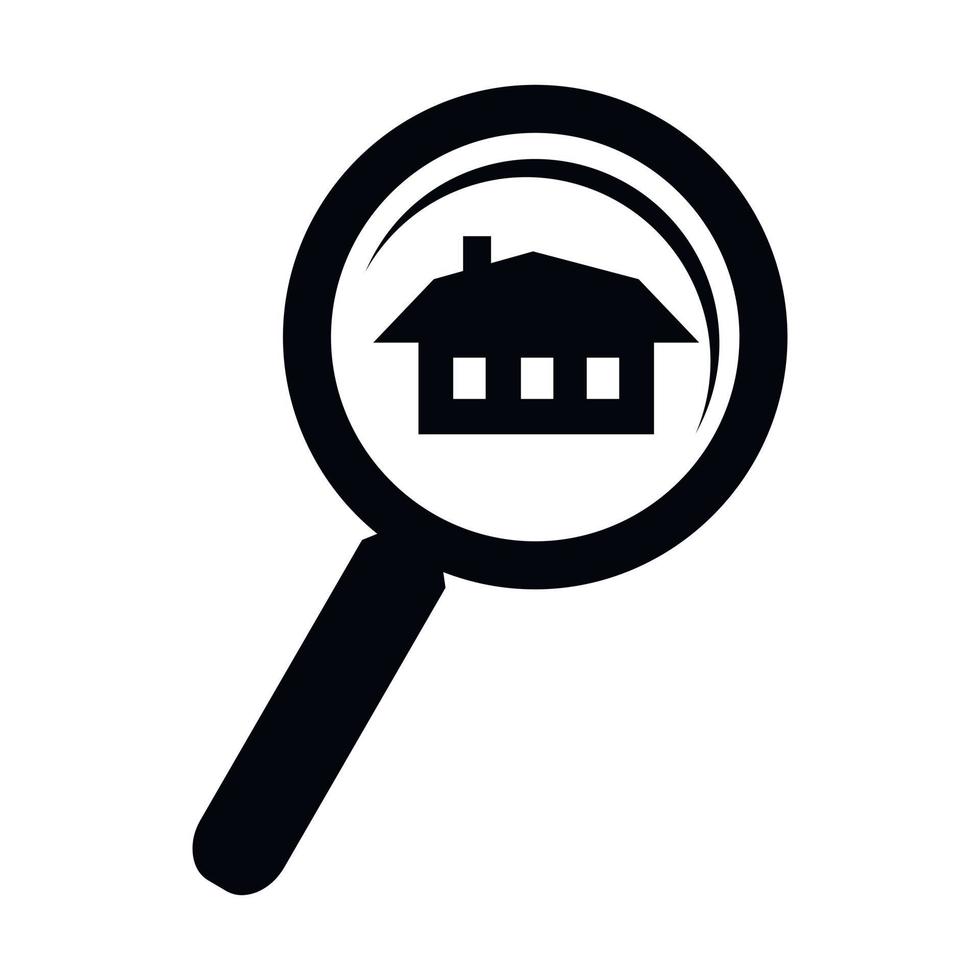 Search home simple icon vector
