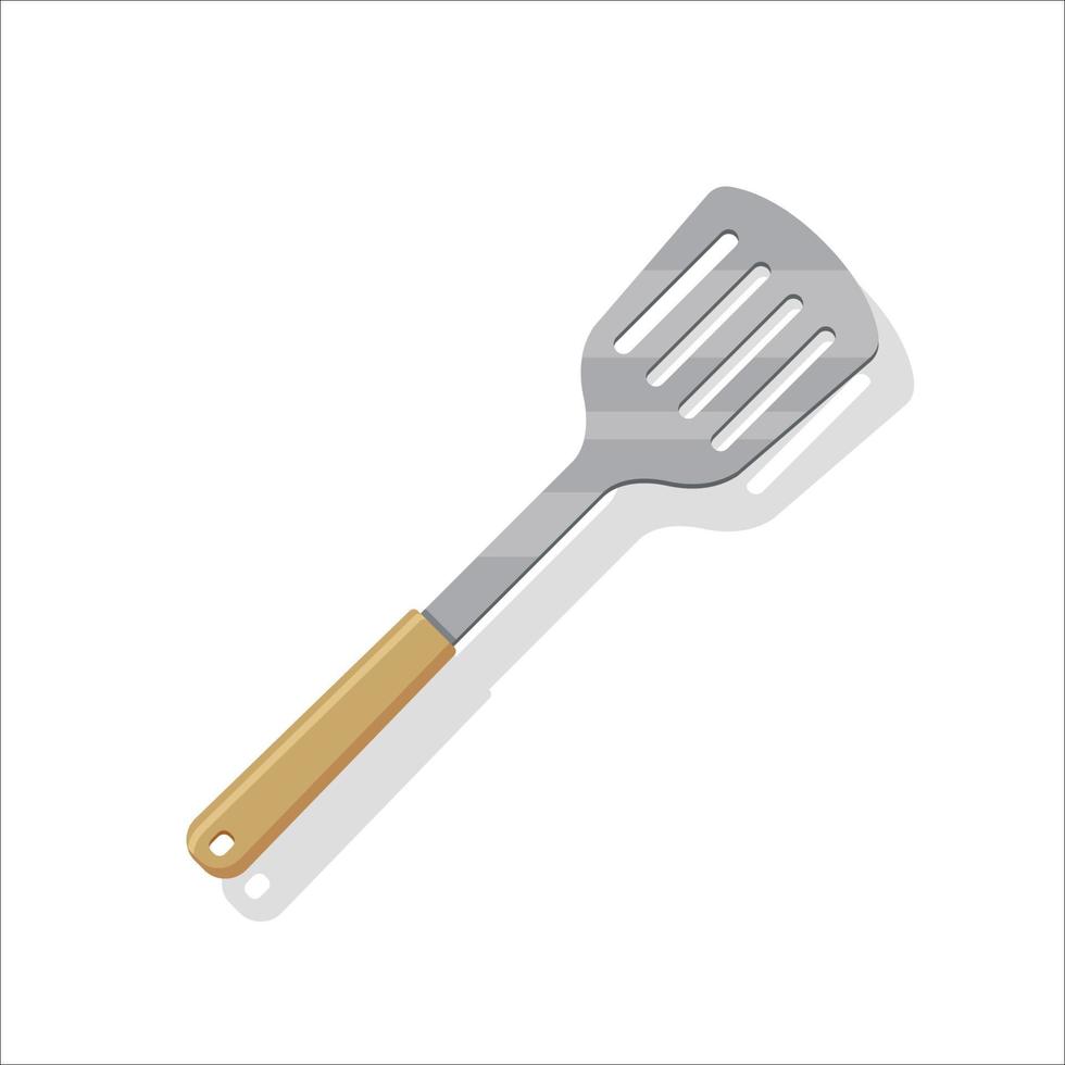 Flat design spatula vector