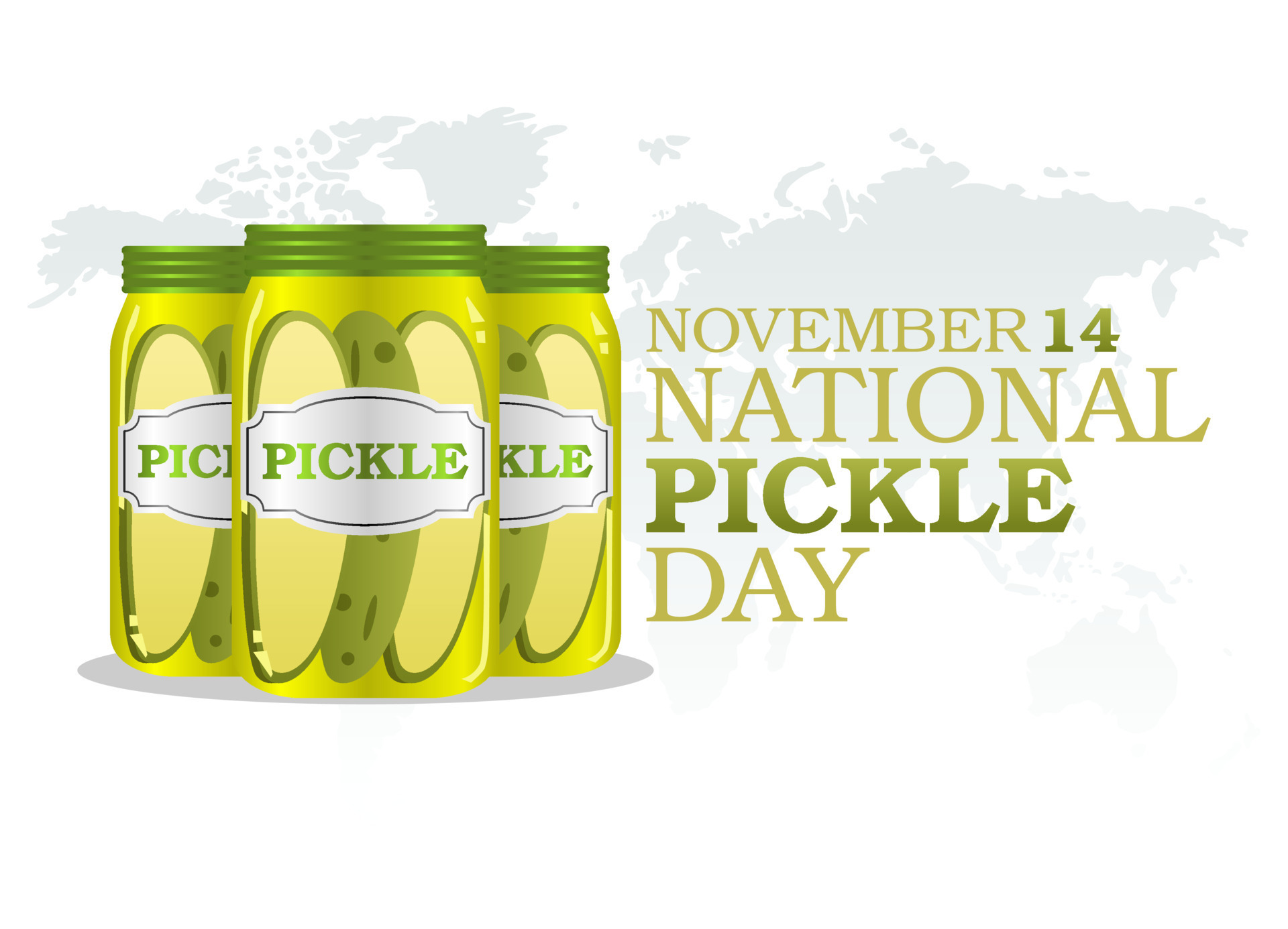 Vector Graphic Of National Pickle Day Good For National Pickle Day