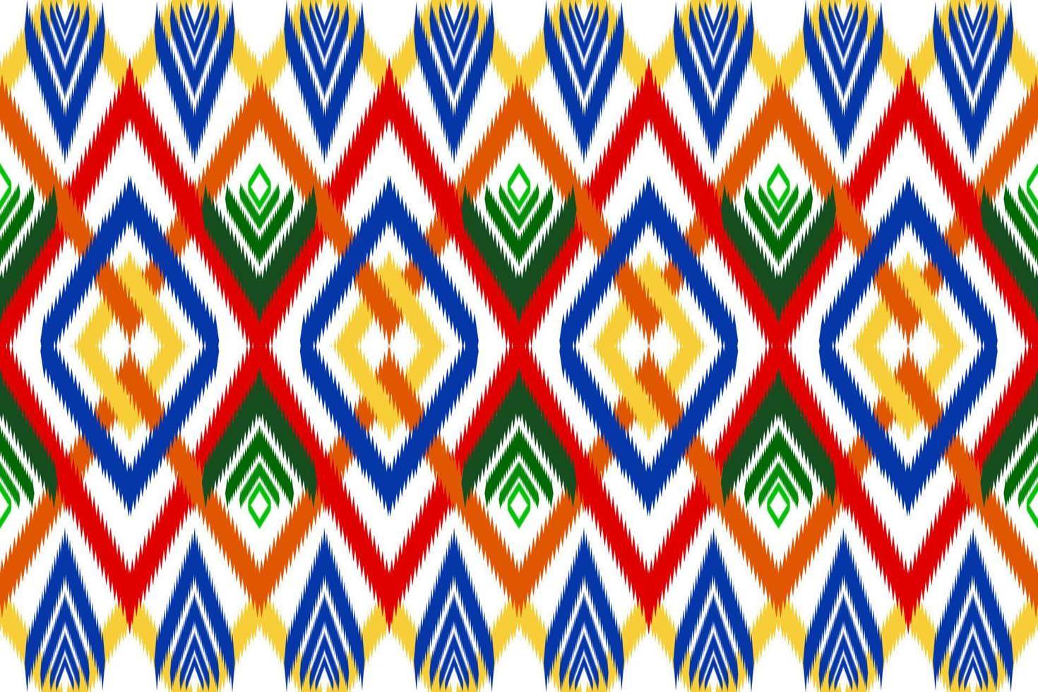 Colorful abstract, fabric geometric ethnic motif. Background, Batik, carpet designs. Wallpaper, curtains, carpets, and apparel designs vector illustration.
