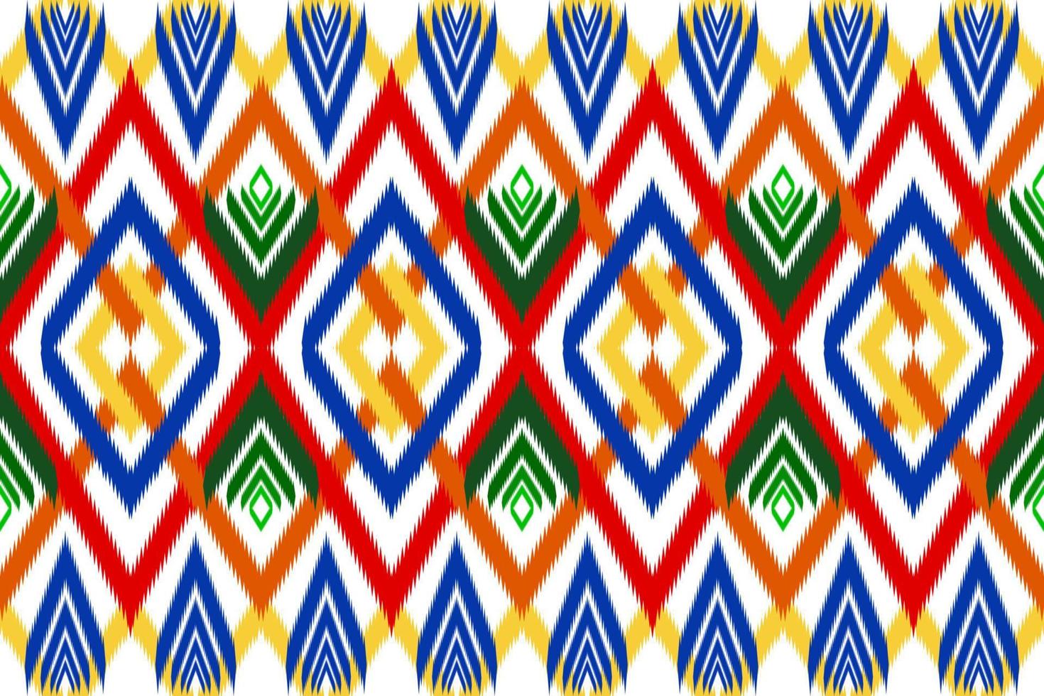 Colorful abstract, fabric geometric ethnic motif. Background, Batik, carpet designs. Wallpaper, curtains, carpets, and apparel designs vector illustration.