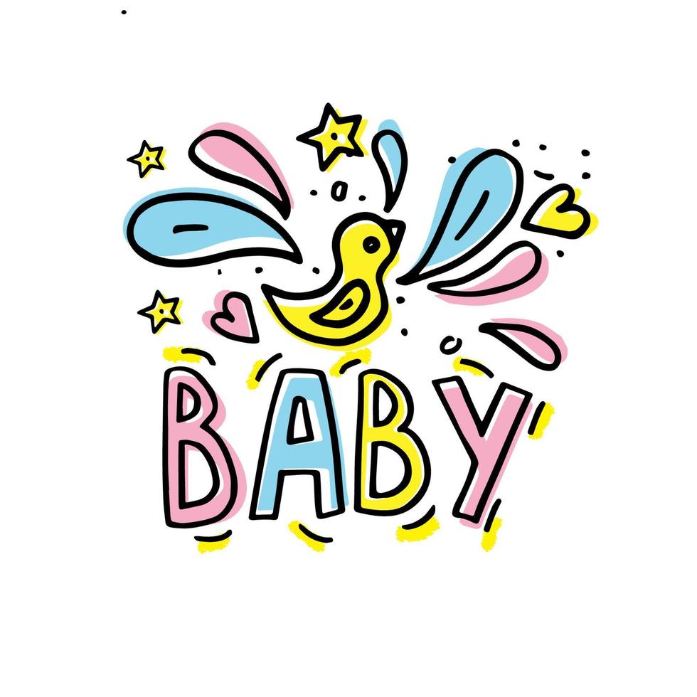 Vector Baby doodle