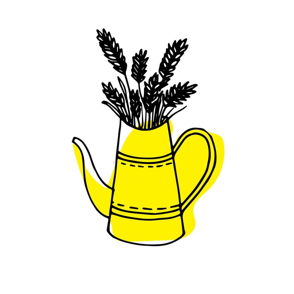 Vector vase with Flowers