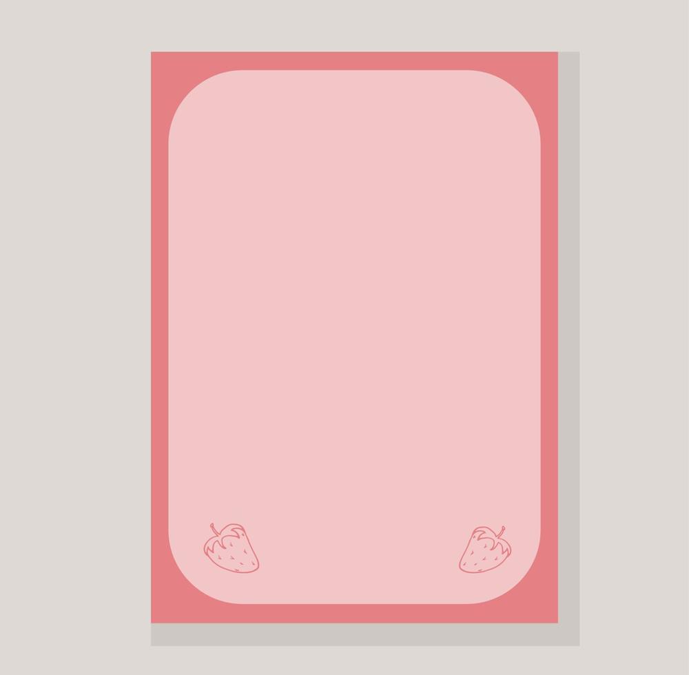 páginas para cuaderno colorido cuaderno de bocetos elementos rosas amor ilustración vectorial vector