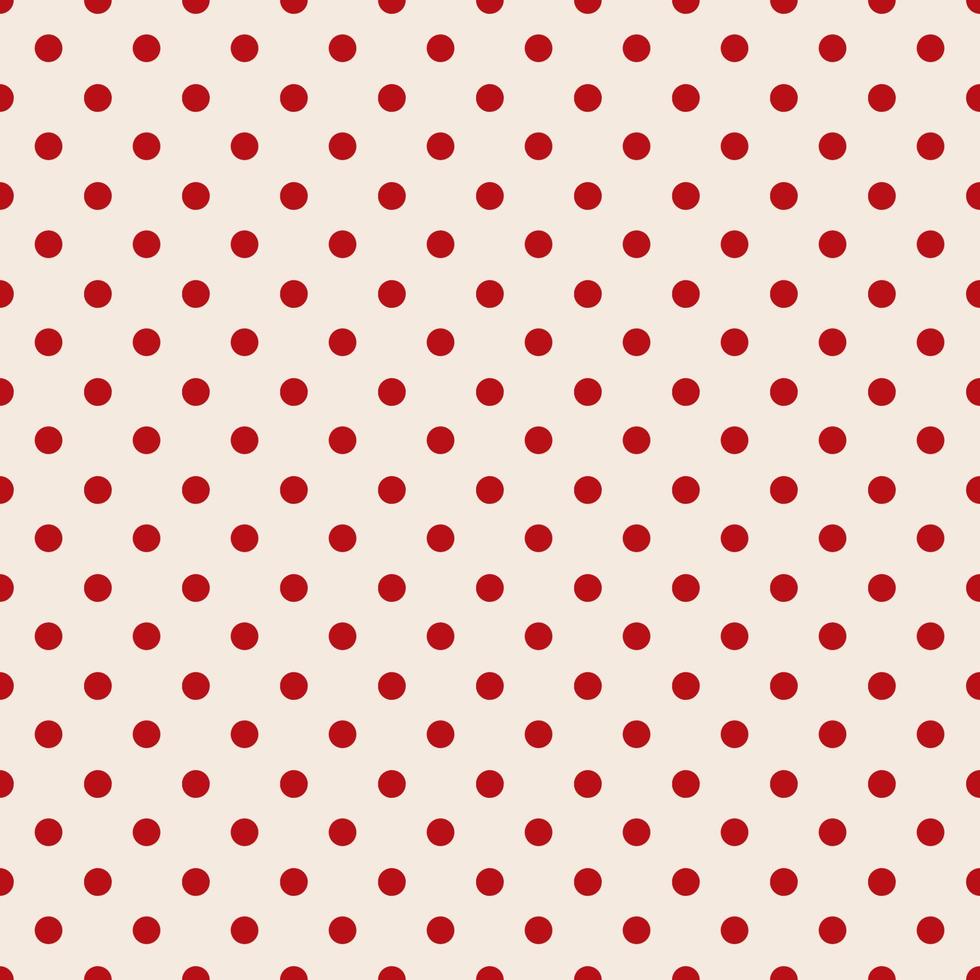 Sweet cute seamless digital paper red polka dot tile pattern or textures set on light backgrounds, vector, wrapping paper, seamless patterns commercial use for prints, fabric, wallpaper vector