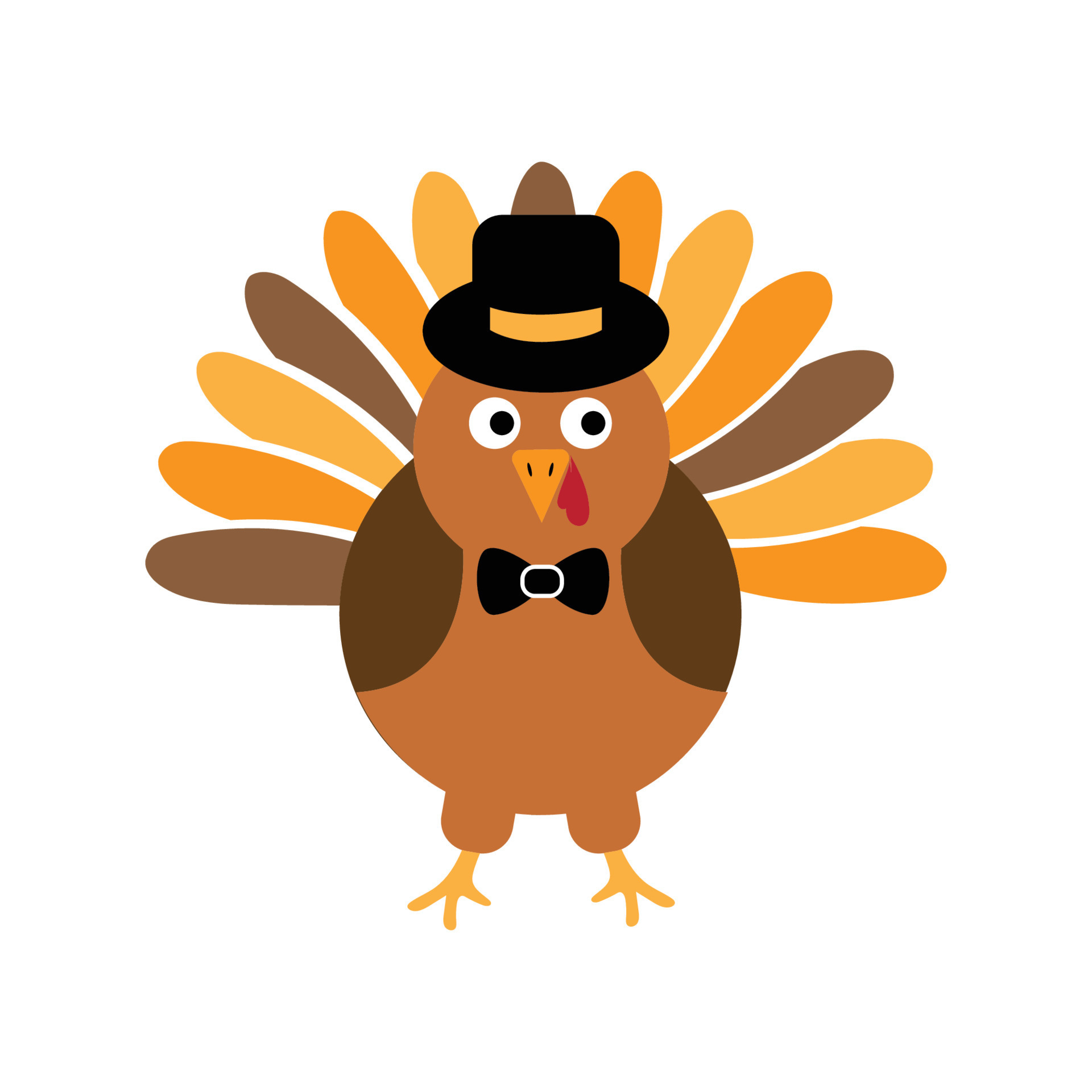 Cartoon turkey birds family. Turkey birds 14017666 Vector Art at Vecteezy