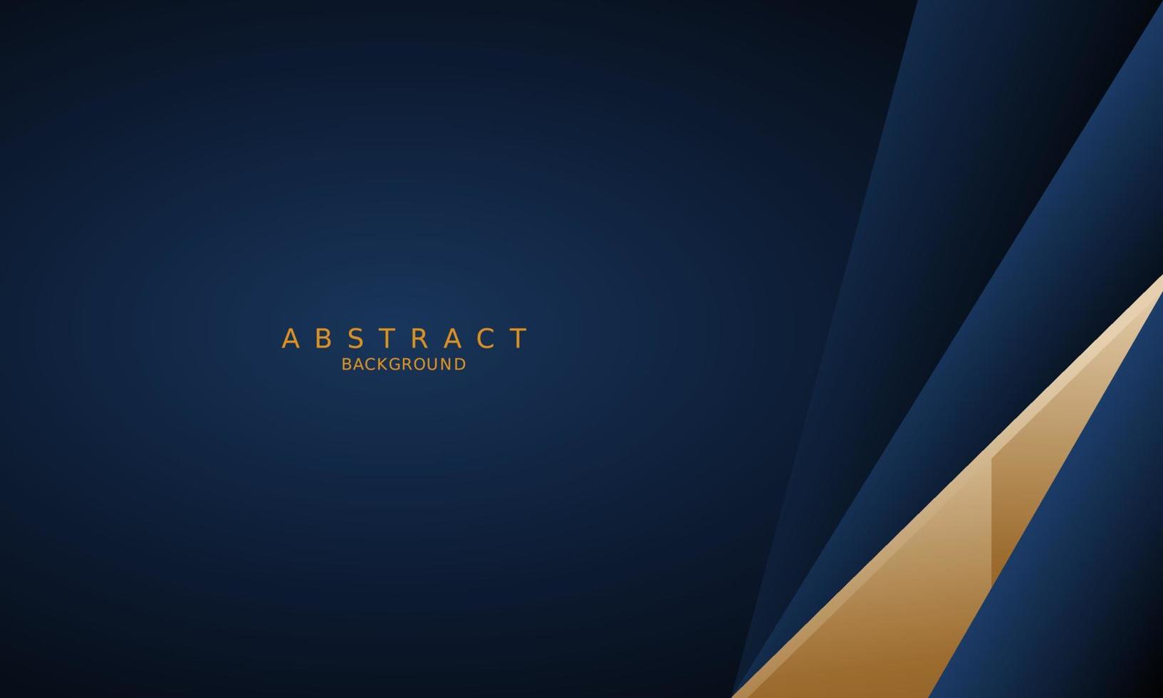 dark blue luxury premium background and gold line. vector