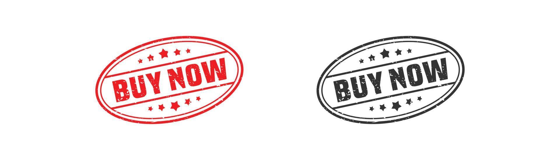 BUY NOW stamp rubber with grunge style on white background vector